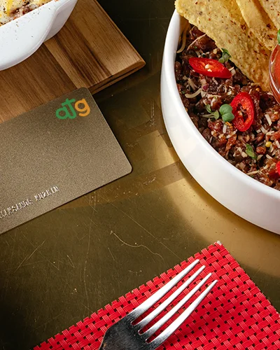 Alimentação e refeições no material do benefício da ATG